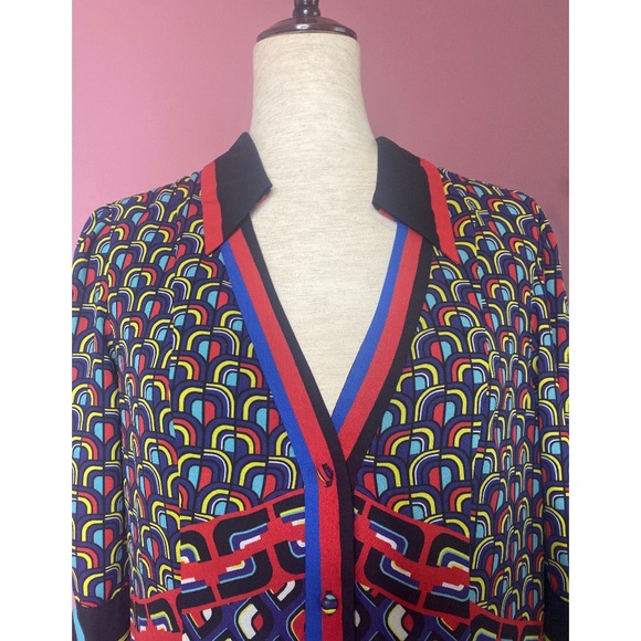 πΈSOLDπΈ NWOT Alice + Olivia βConnerβ handkerchief shirt dress sz M - Picture 9 of 13